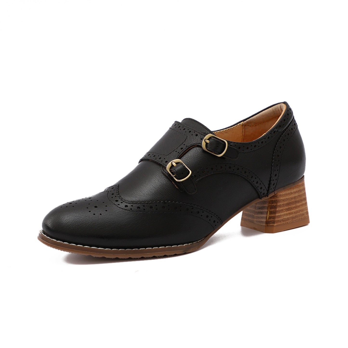 Mid Heel Dress oxford Pumps