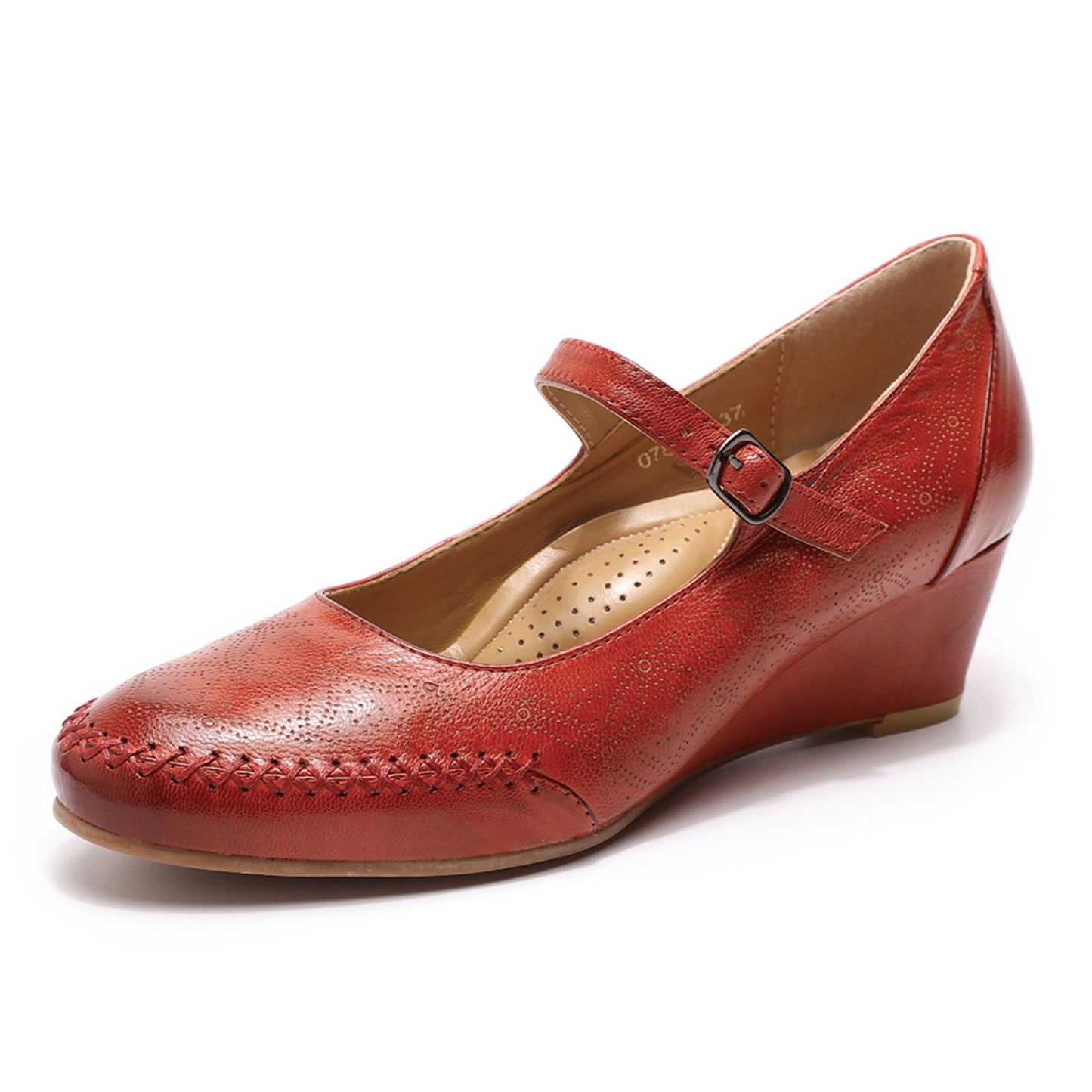Mary Jane Wedge Pump