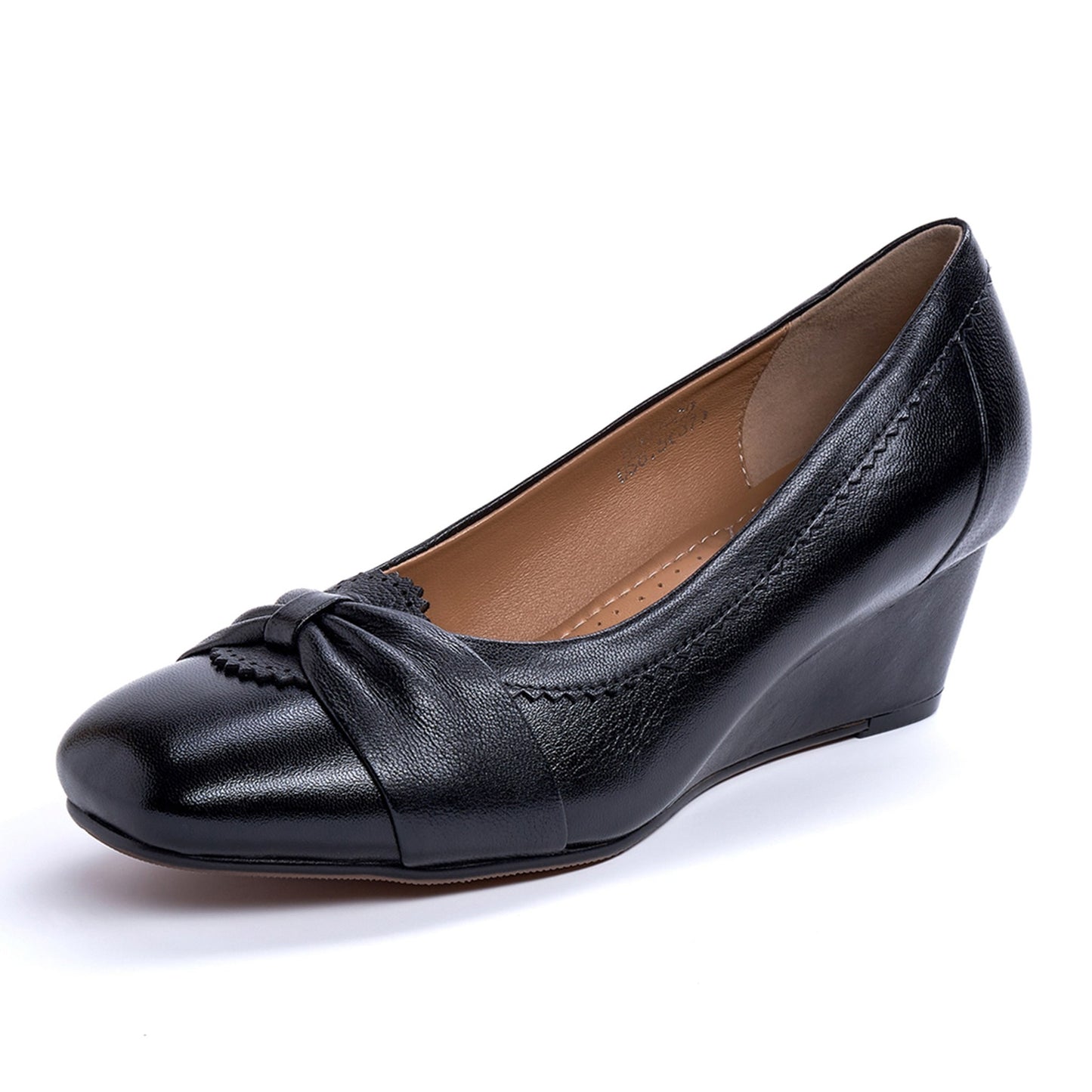 bowknot wedge pumps women