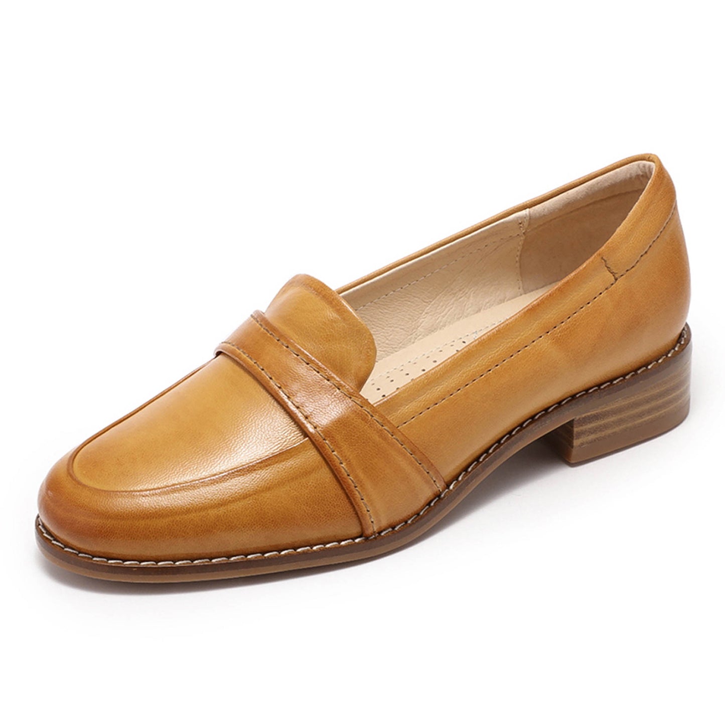 women loafers brown