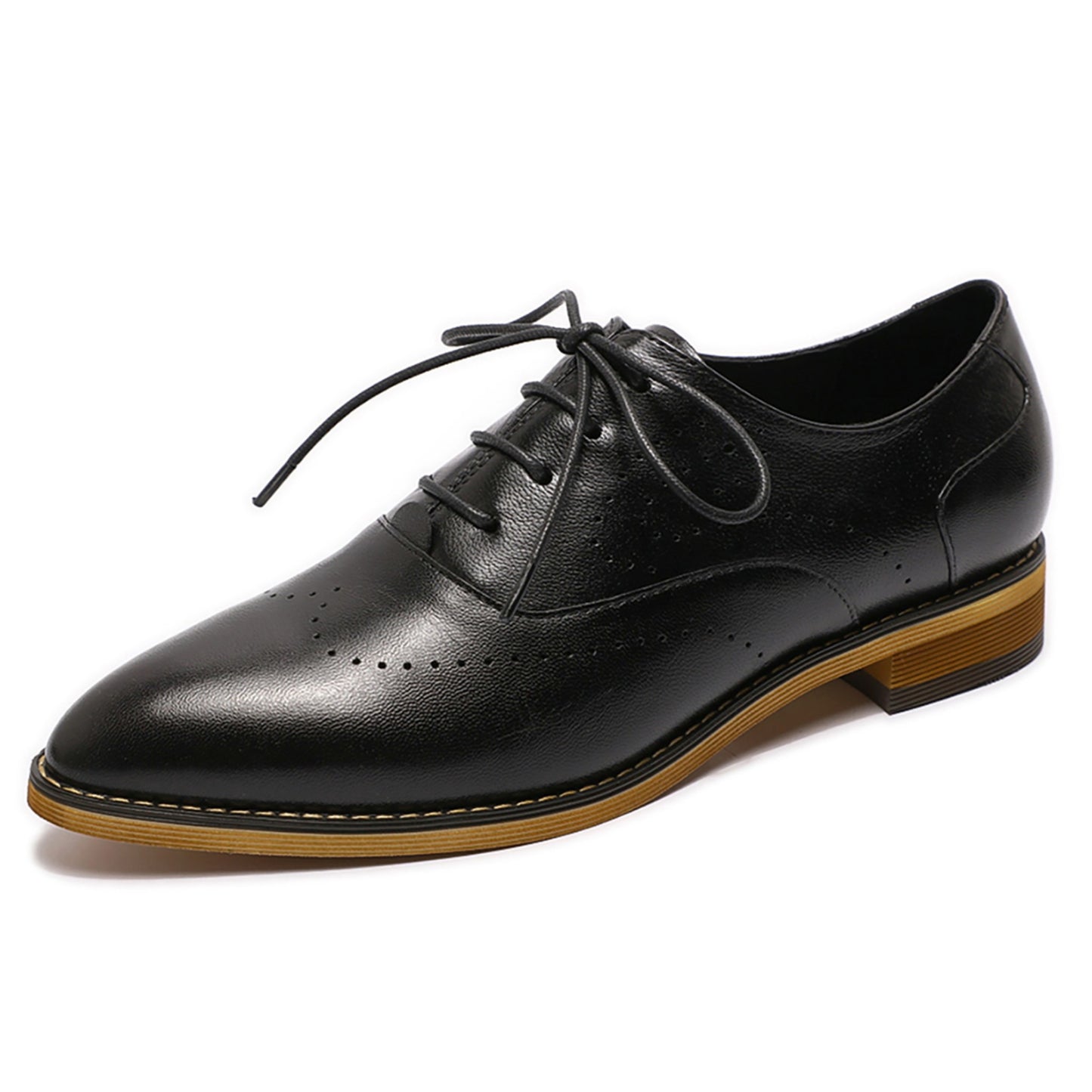 dress oxford lace up shoes women
