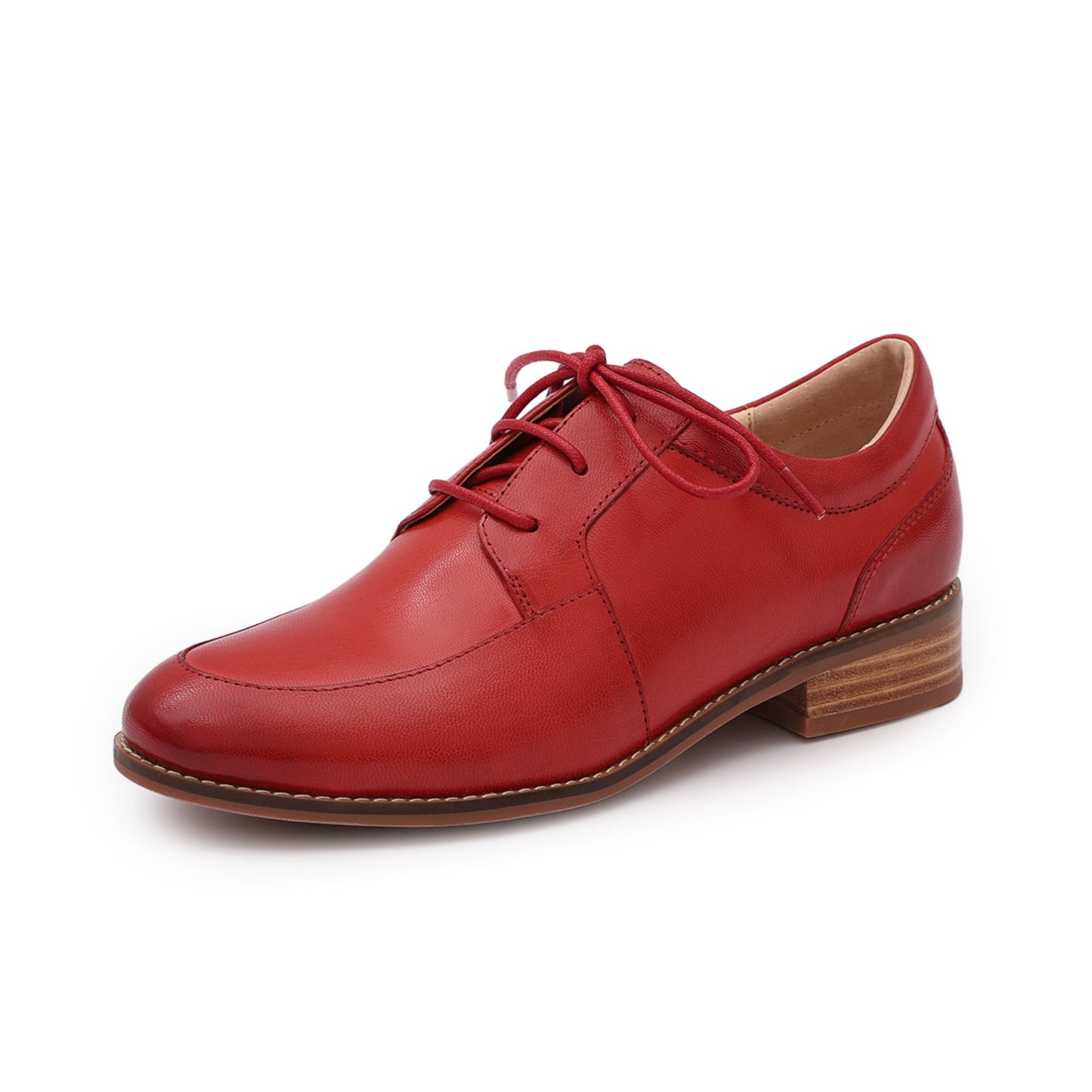 red oxfords flat shoes women
