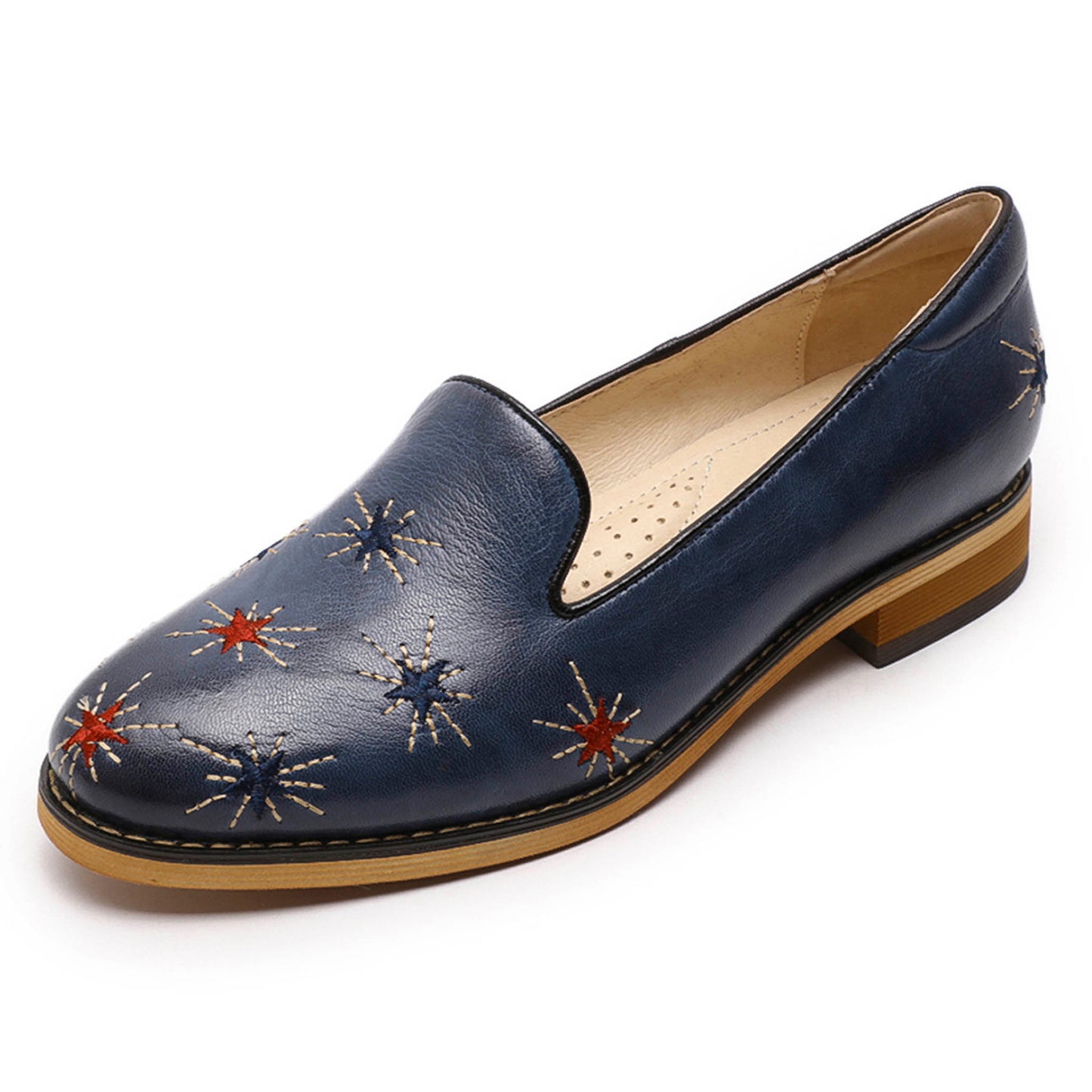 pattern penny laofers women