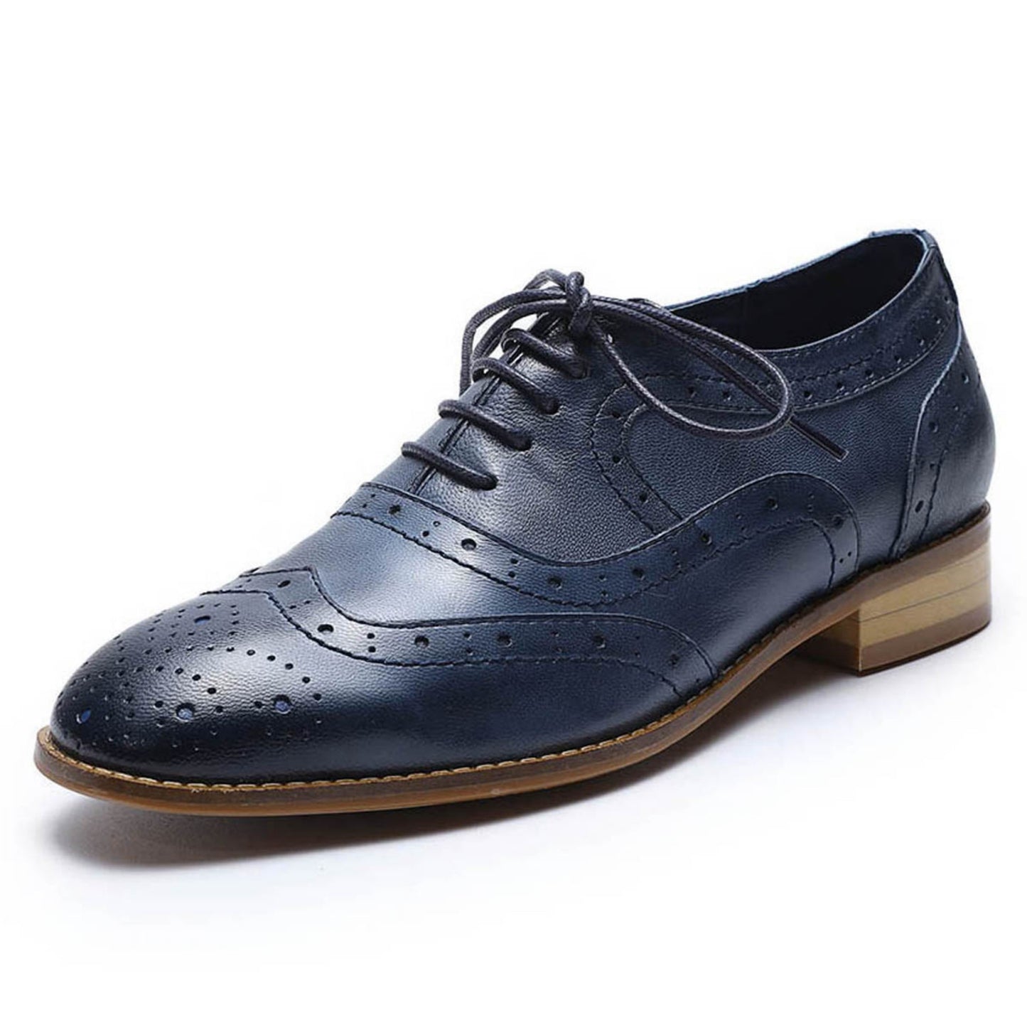 Vibrant Wingtip Brogue Shoes women
