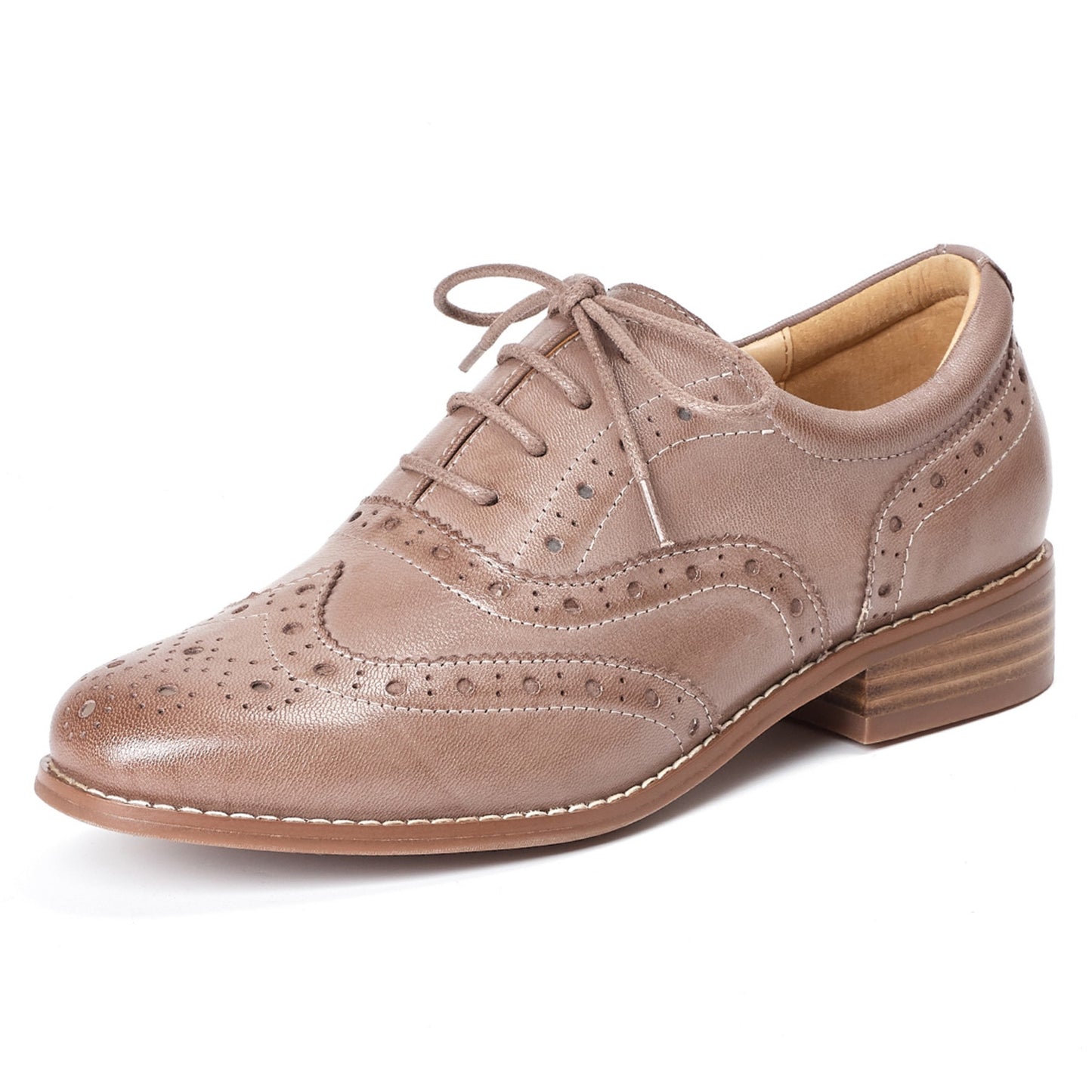  Flat oxford women office shoes