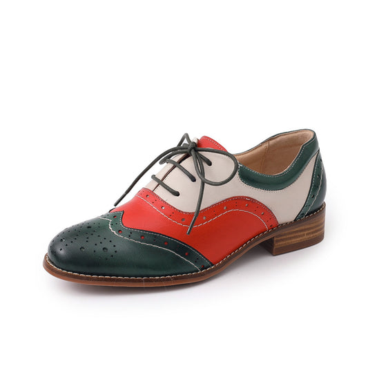 multi color oxford shoes women