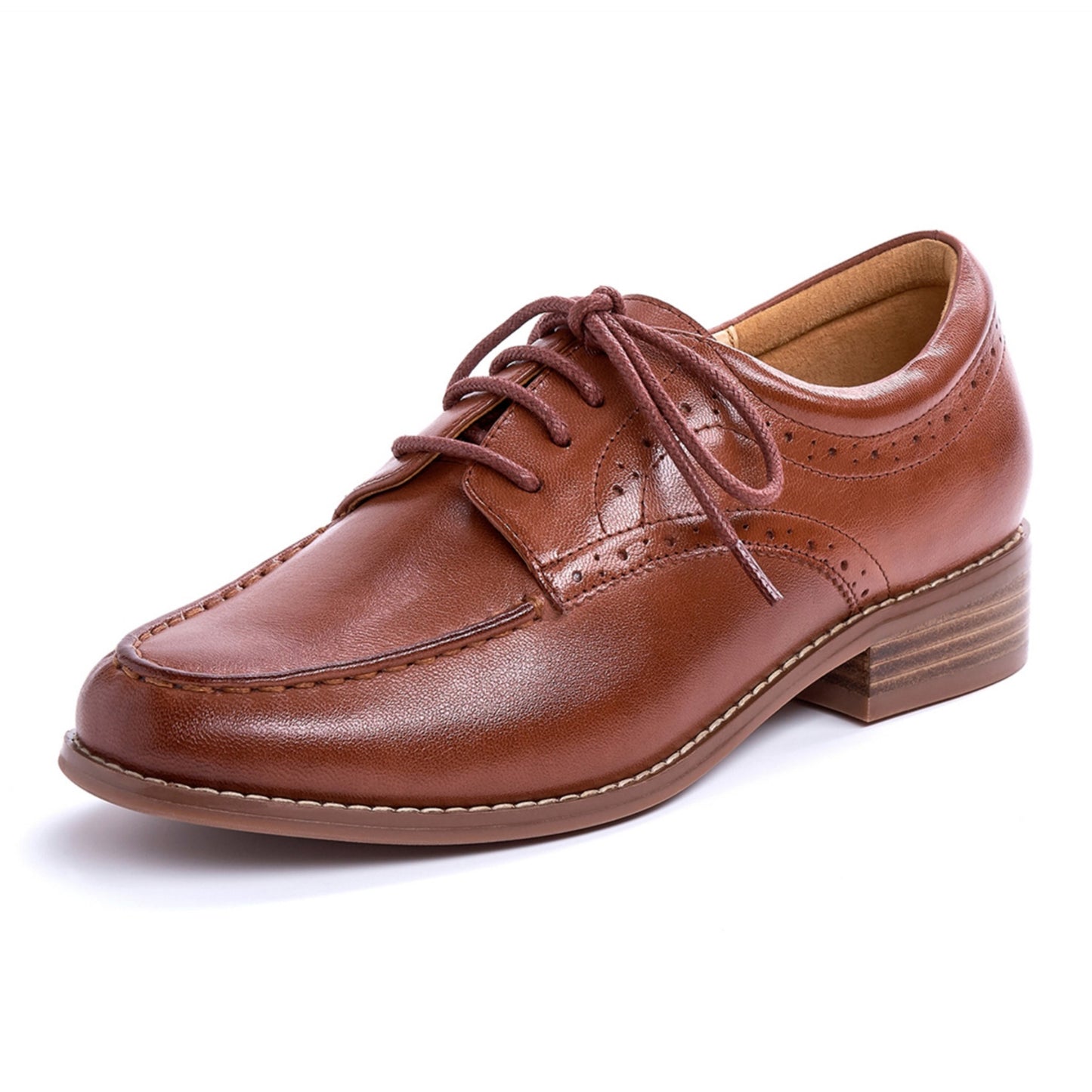 leather oxford women shoes
