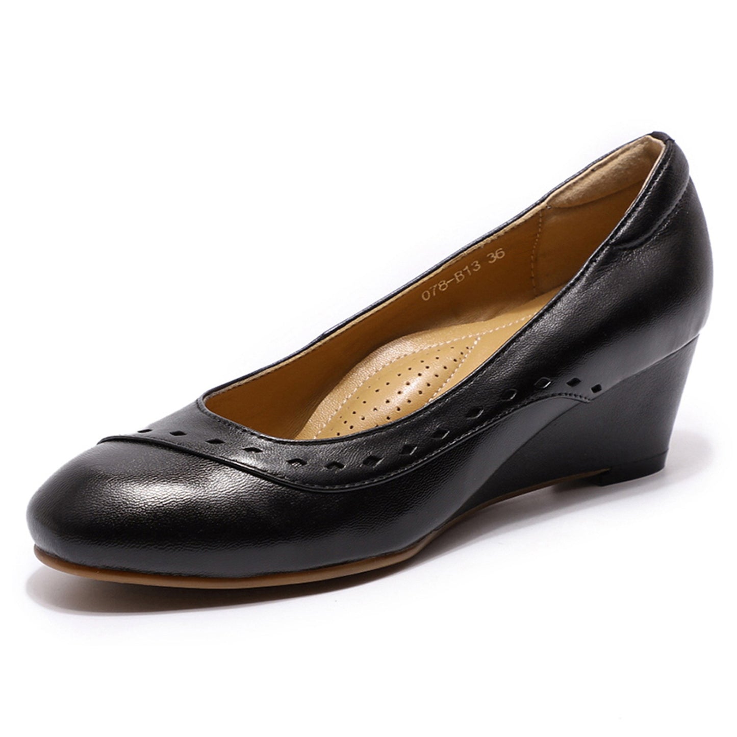 dress closed toe wedgew lady