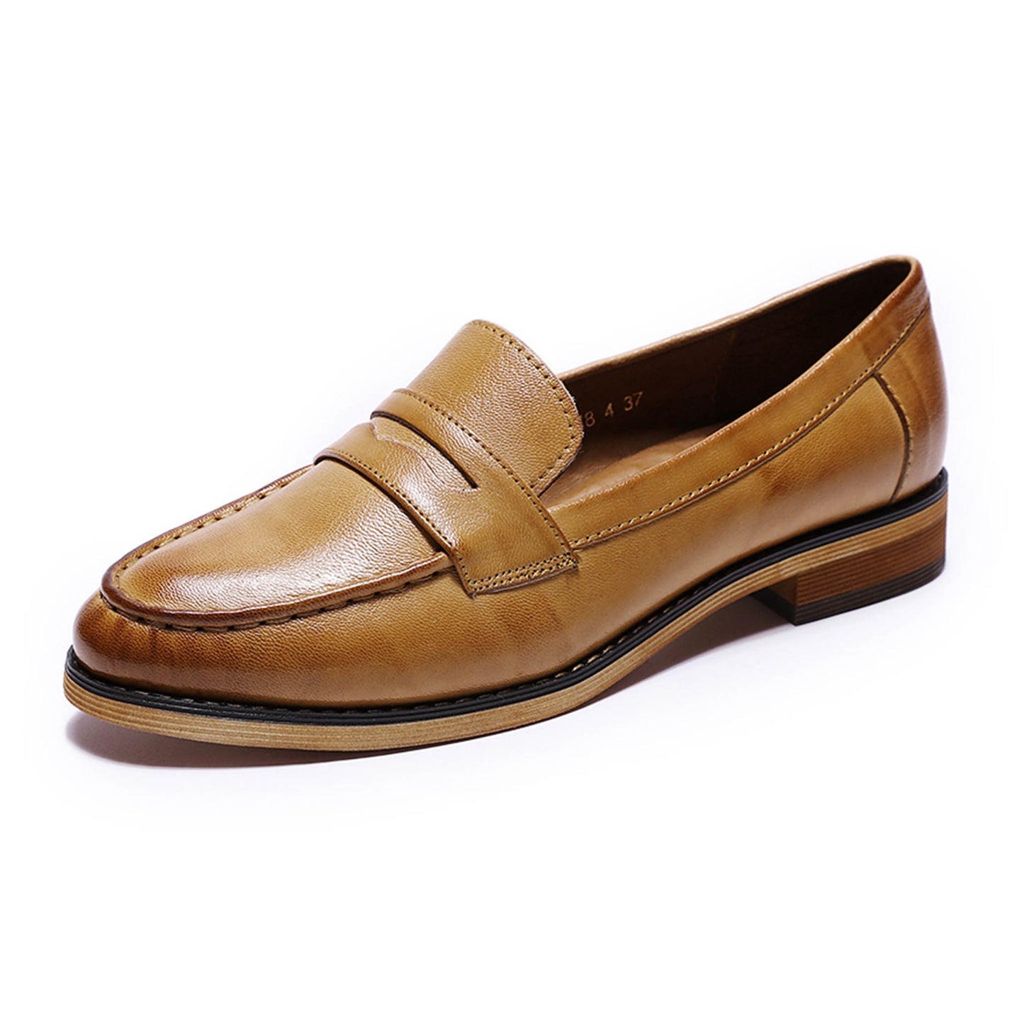 leather laofers women