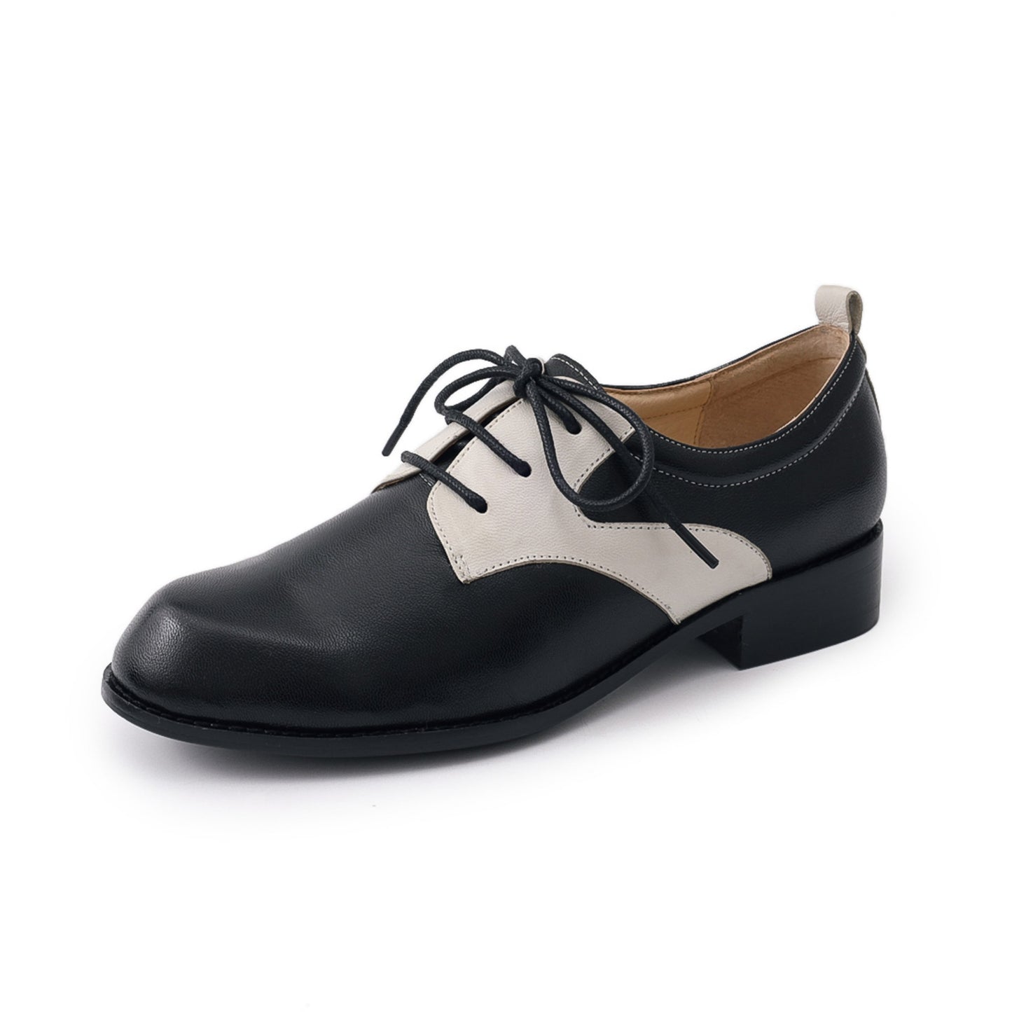balck  white oxford shoes women