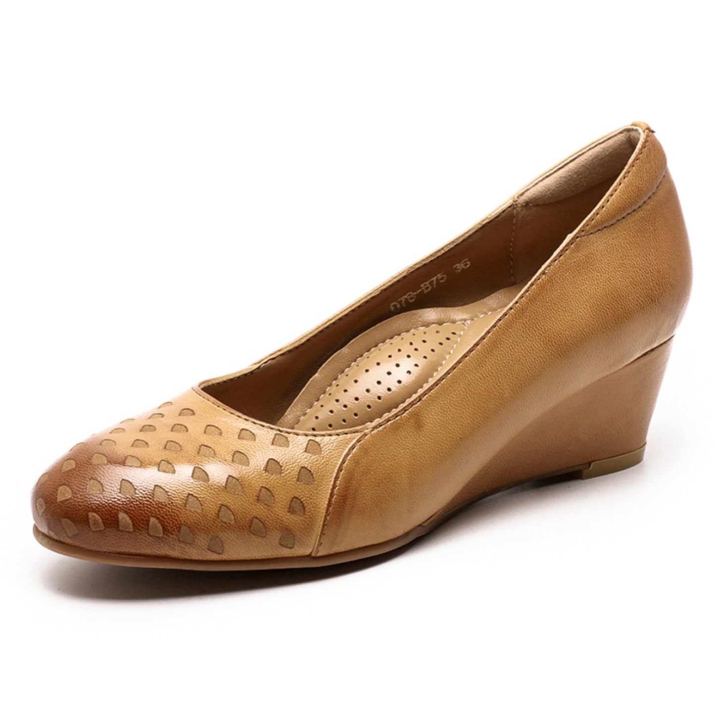 Embossed Wedge Pumps