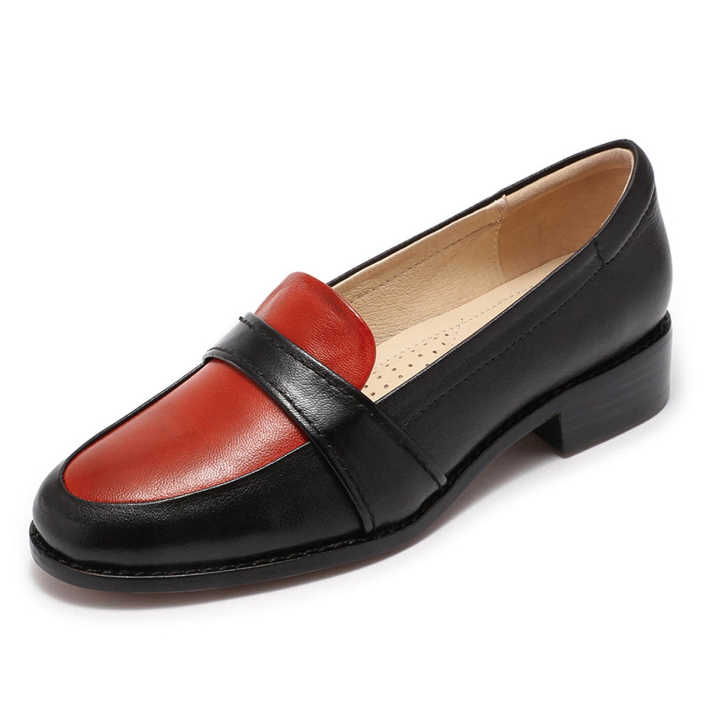 two tone loafers women