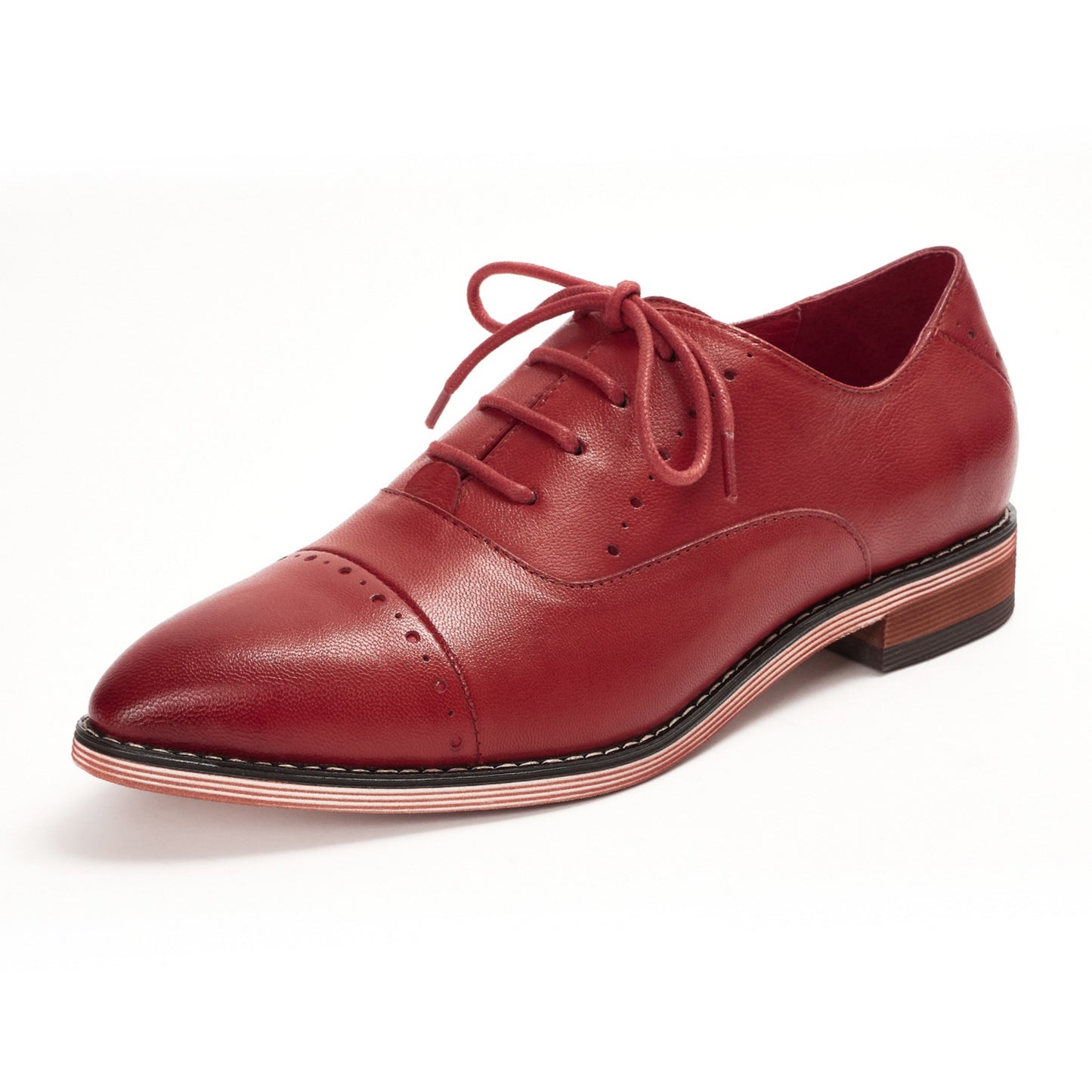women red oxfords shoes