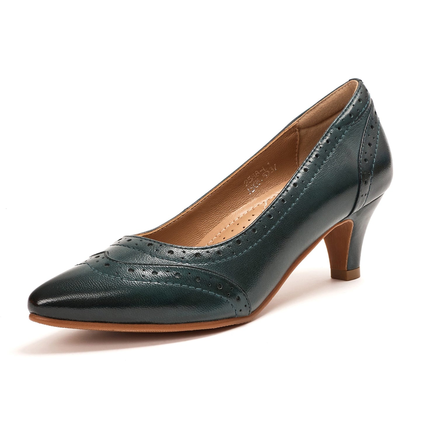 office heel pumps lady