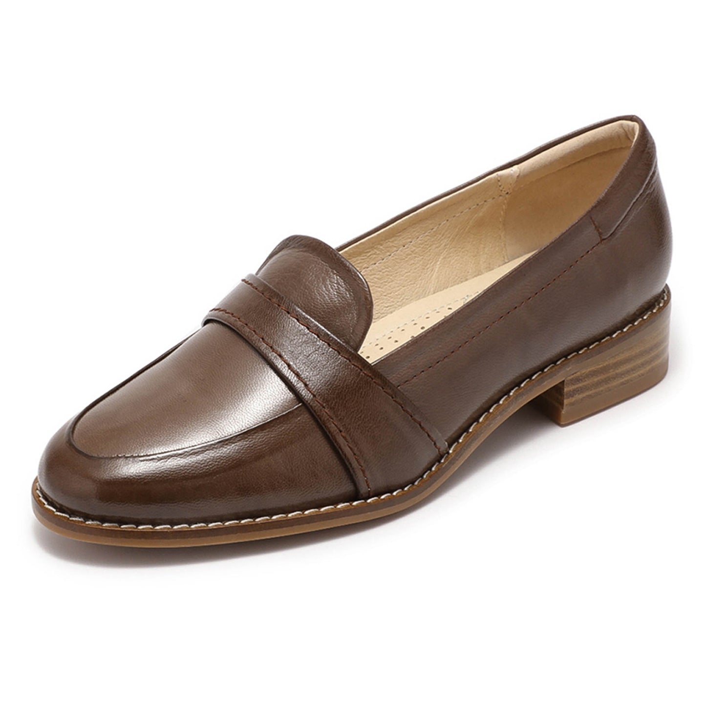 women loafers chocolate shoes