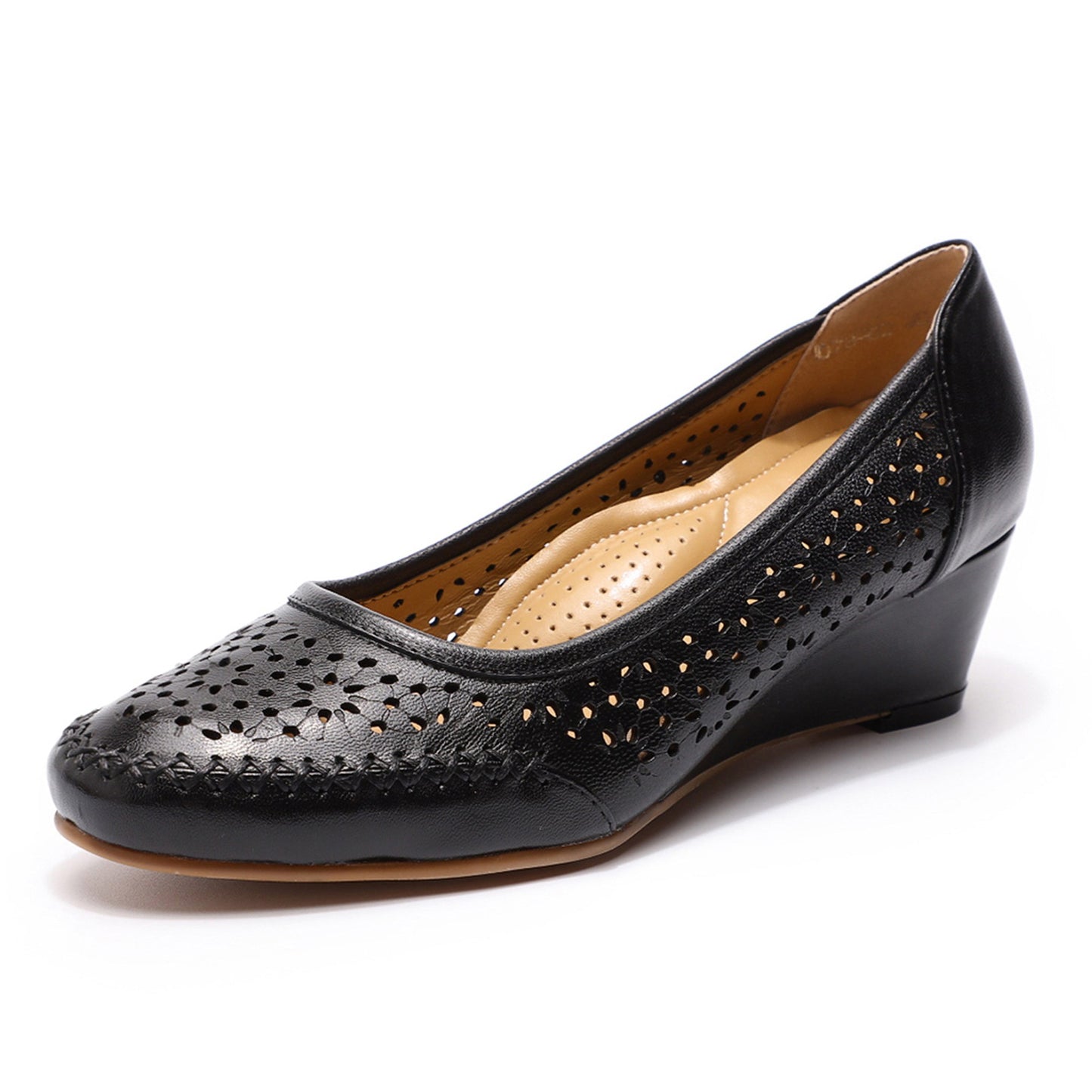 closed toe wedge summer shoes women