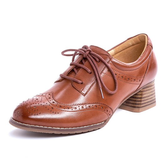 chunky oxford pumps women