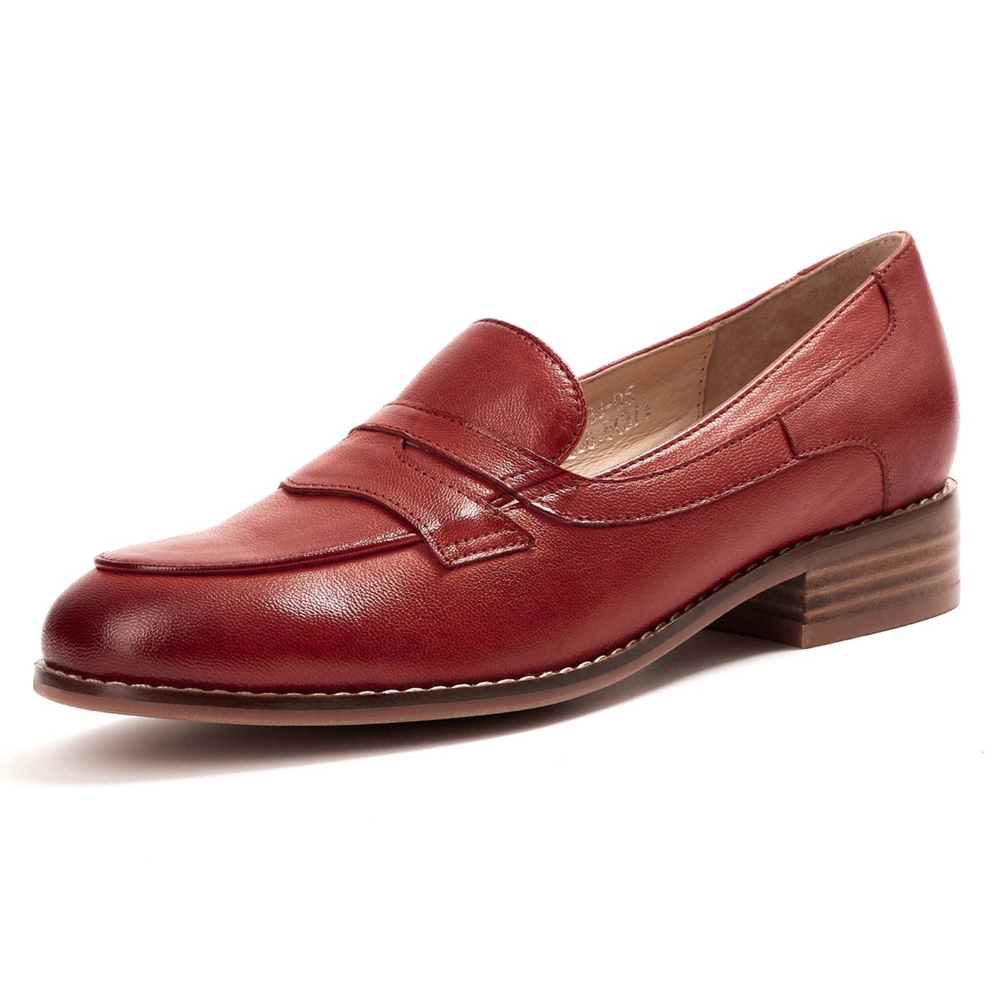 red loafer shoes women